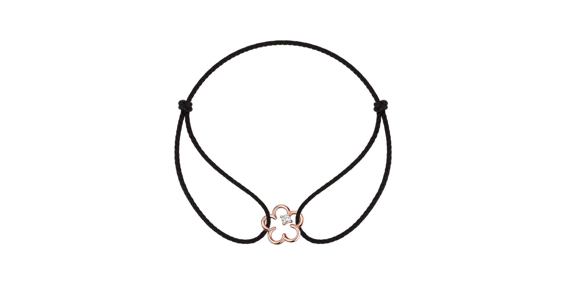 Náramok so šnúrkou Glossy daisy