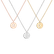 Náhrdelník s diamantom Cut Coins B5