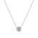 Náhrdelník 14kt biele zlato s diamantmi Shiny Flower4