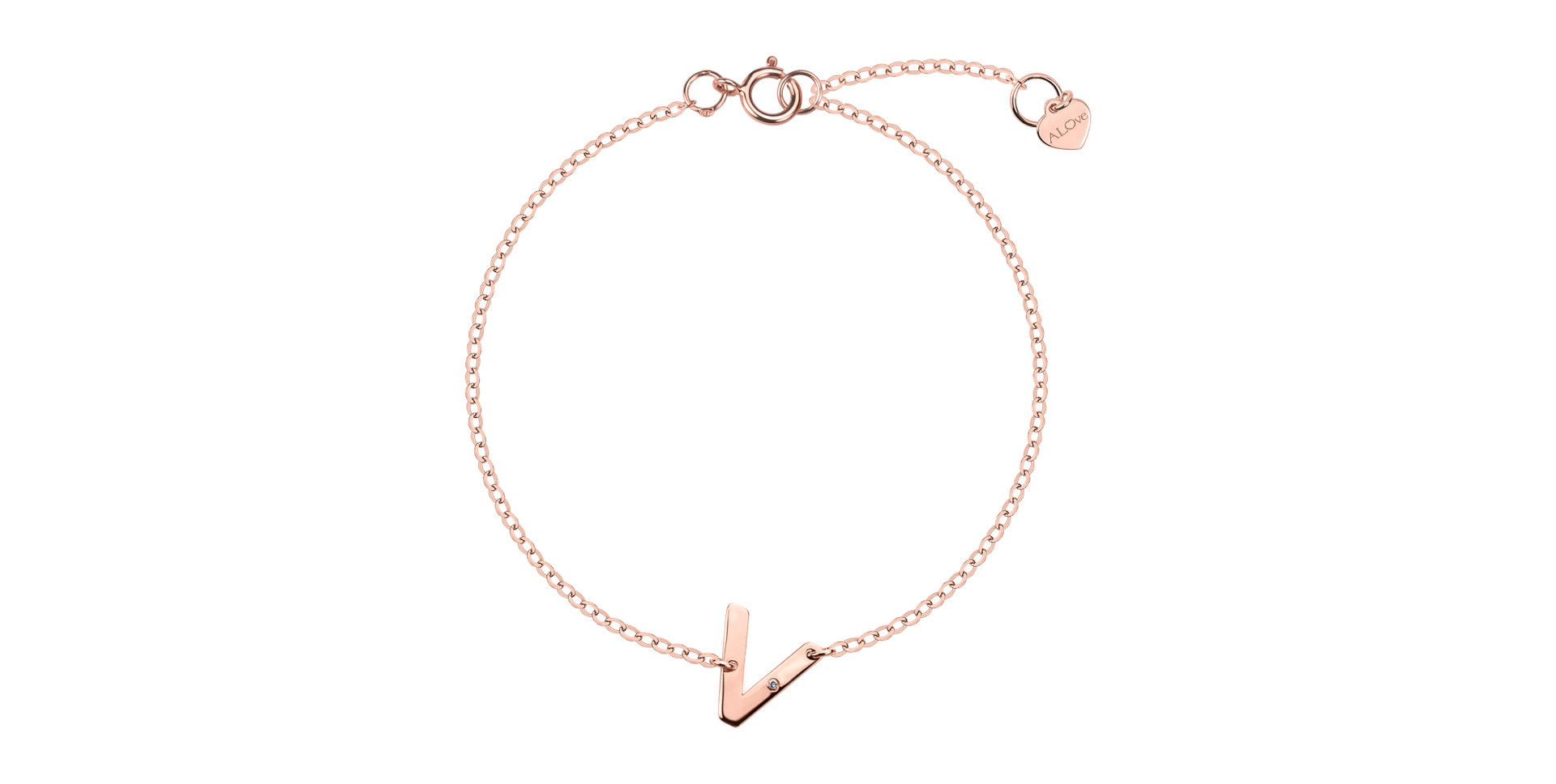 Náramok s diamantom Big Line