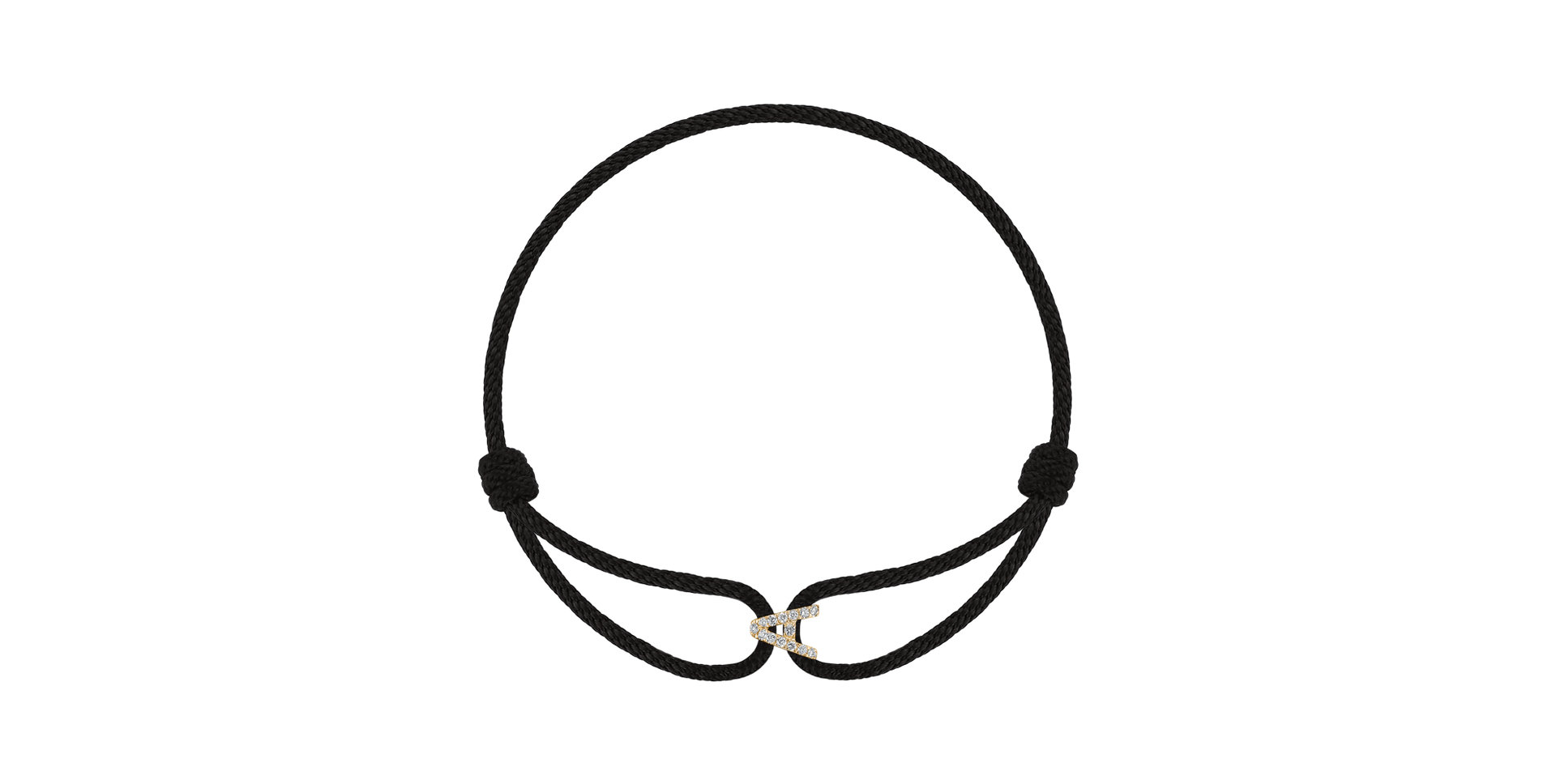 Náramok s diamantmi Alphabet Delight