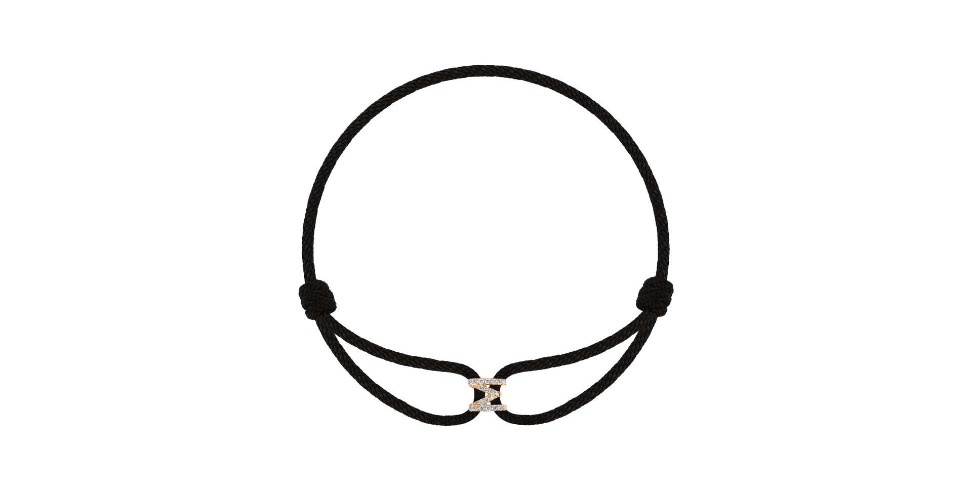 Náramok s diamantmi Alphabet Delight