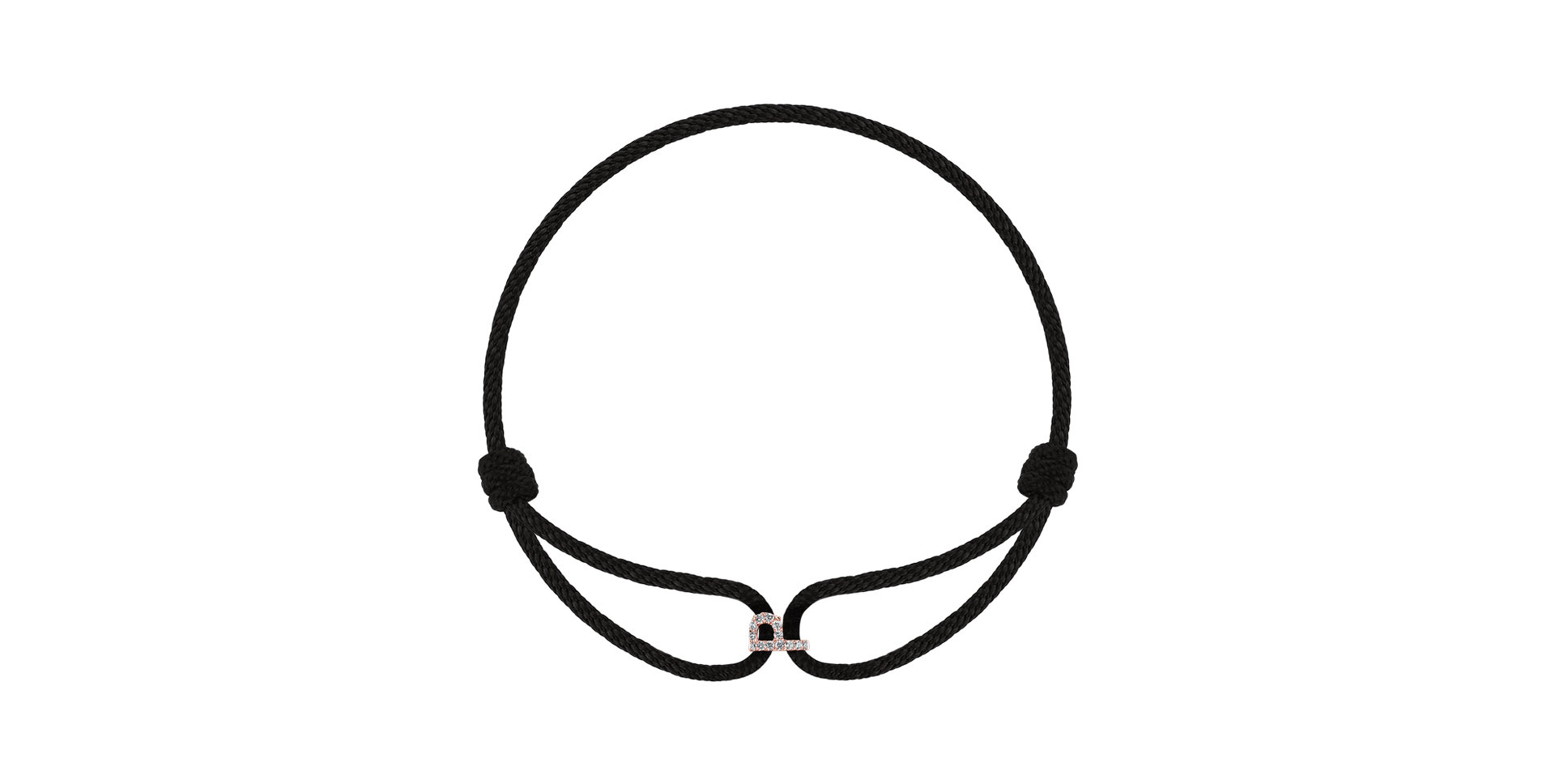 Náramok s diamantmi Alphabet Delight