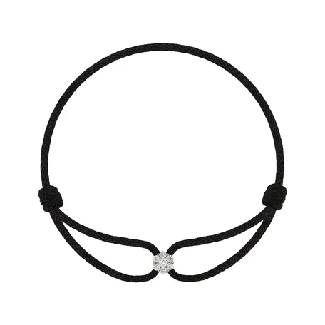 Náramok 14kt biele zlato s diamantmi Deep Snow