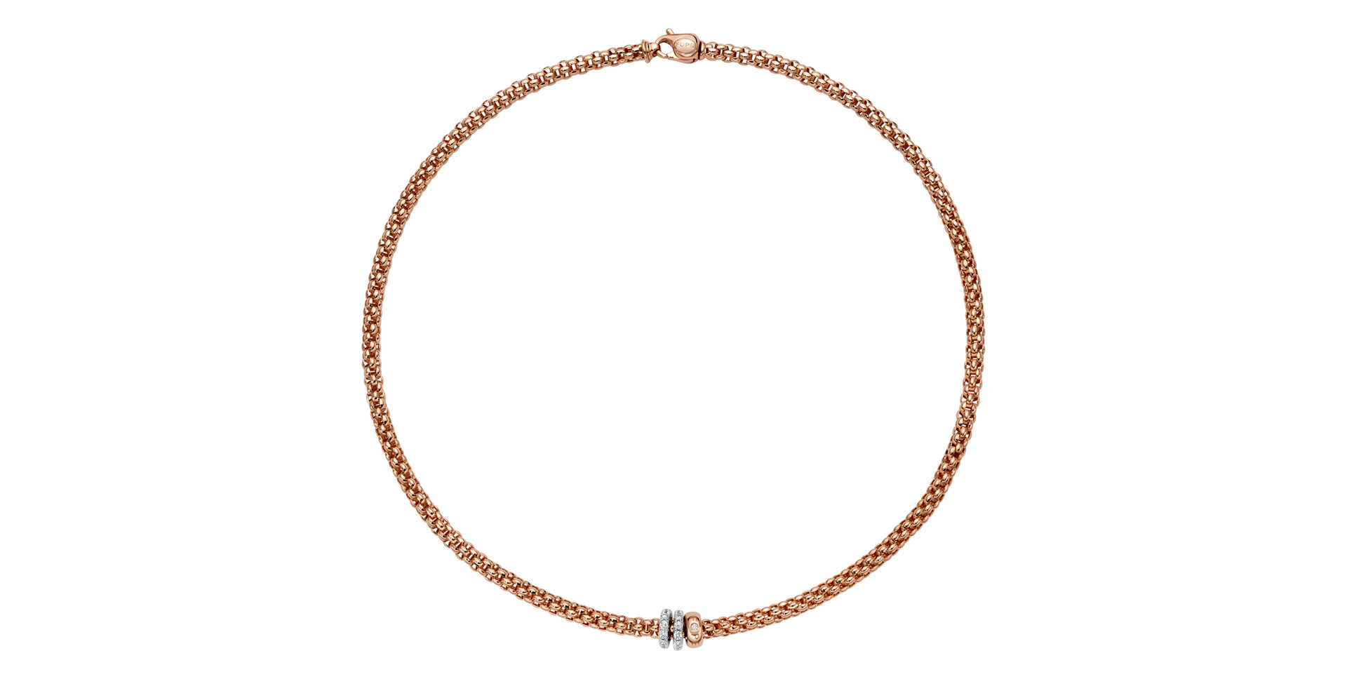 Náhrdelník s diamantmi Flex'it