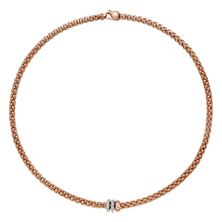 Náhrdelník s diamantmi Flex'it