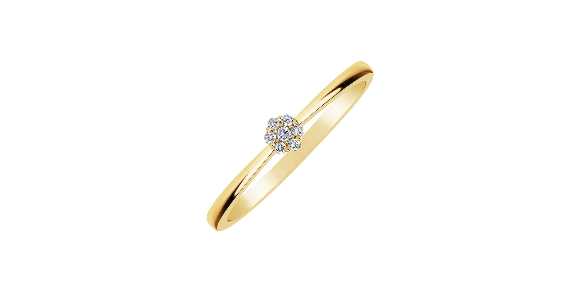 Prsteň s diamantmi Shiny Constellation