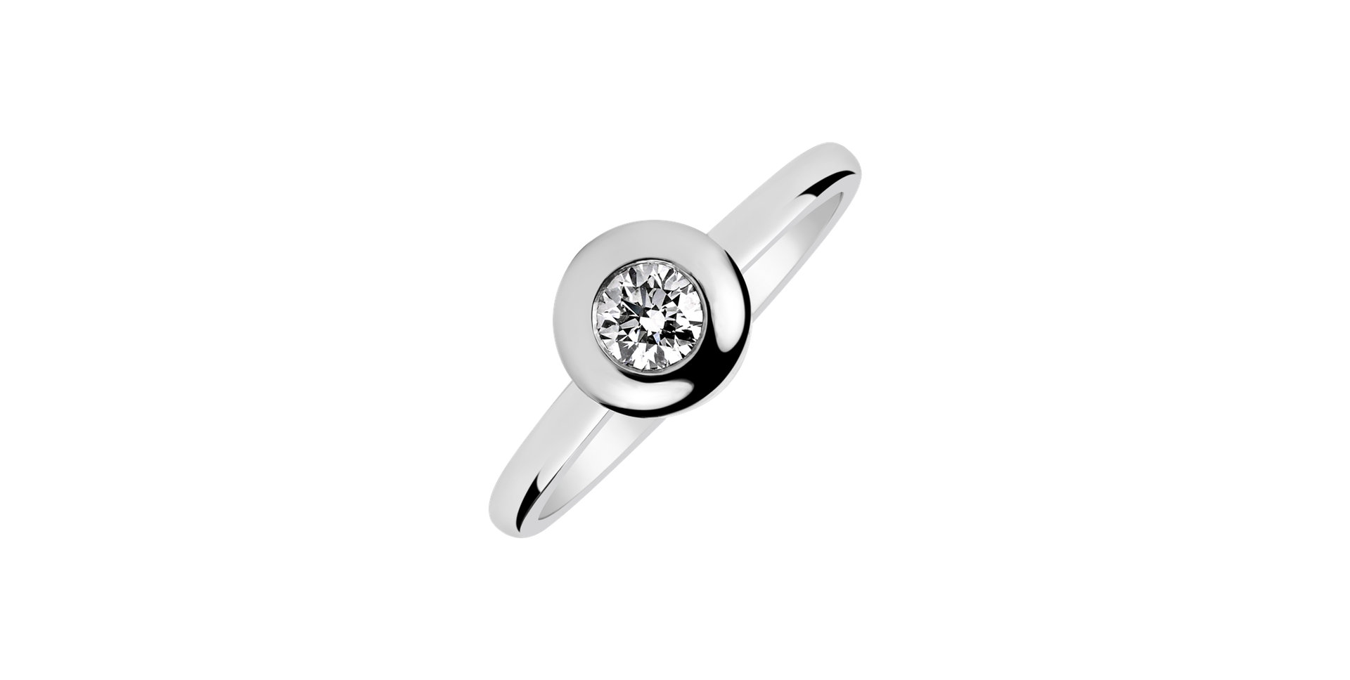 Prsteň s diamantom Gentle Treasure