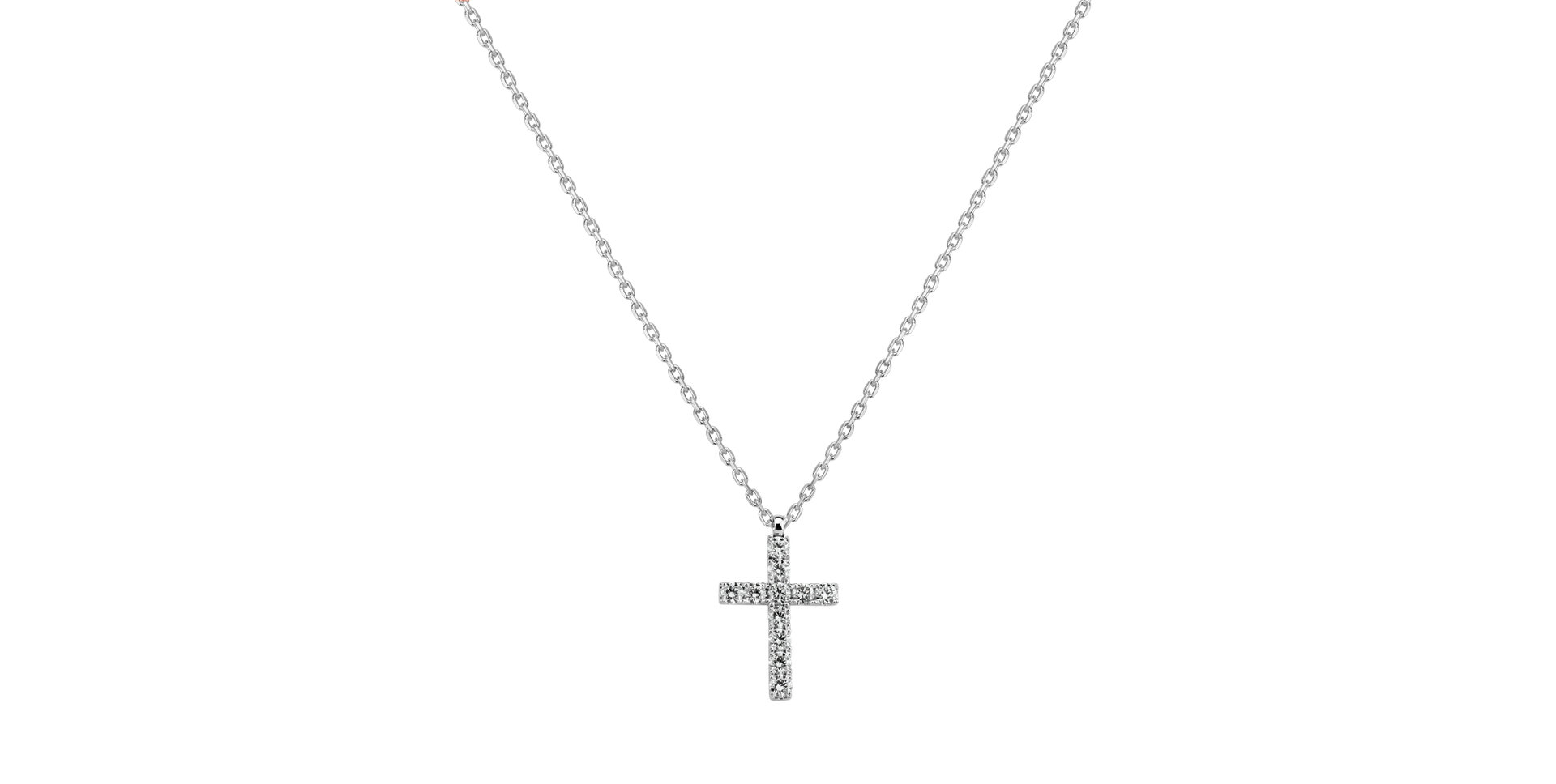 Náhrdelník s diamantmi Radiant Faith