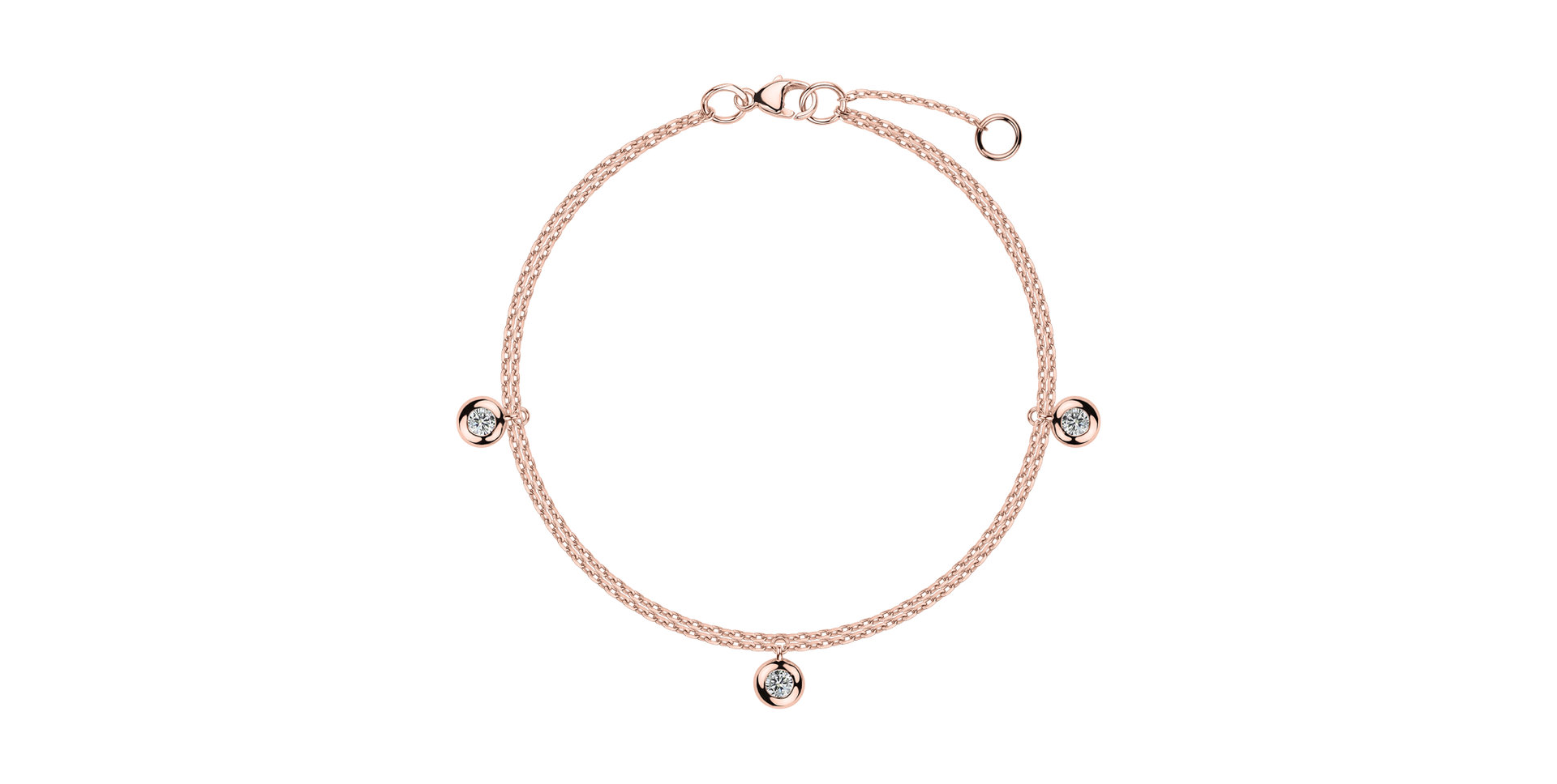 Náramok s diamantmi Delouise