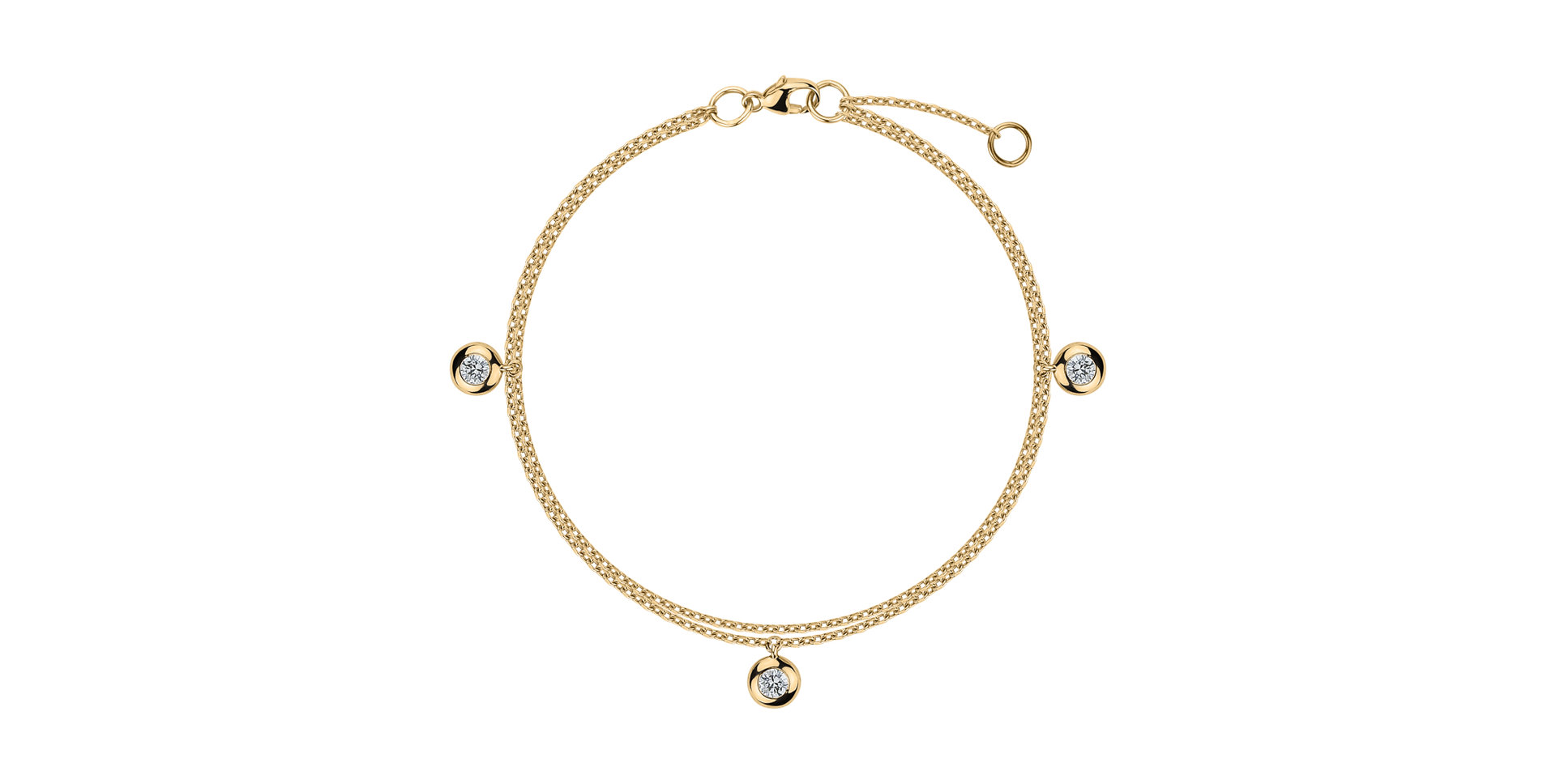 Náramok s diamantmi Delouise