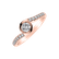 Prsteň s diamantmi Love Twist4