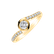 Prsteň s diamantmi Love Twist4