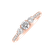 Prsteň s diamantmi Médard5