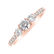 Prsteň s diamantmi Flare5