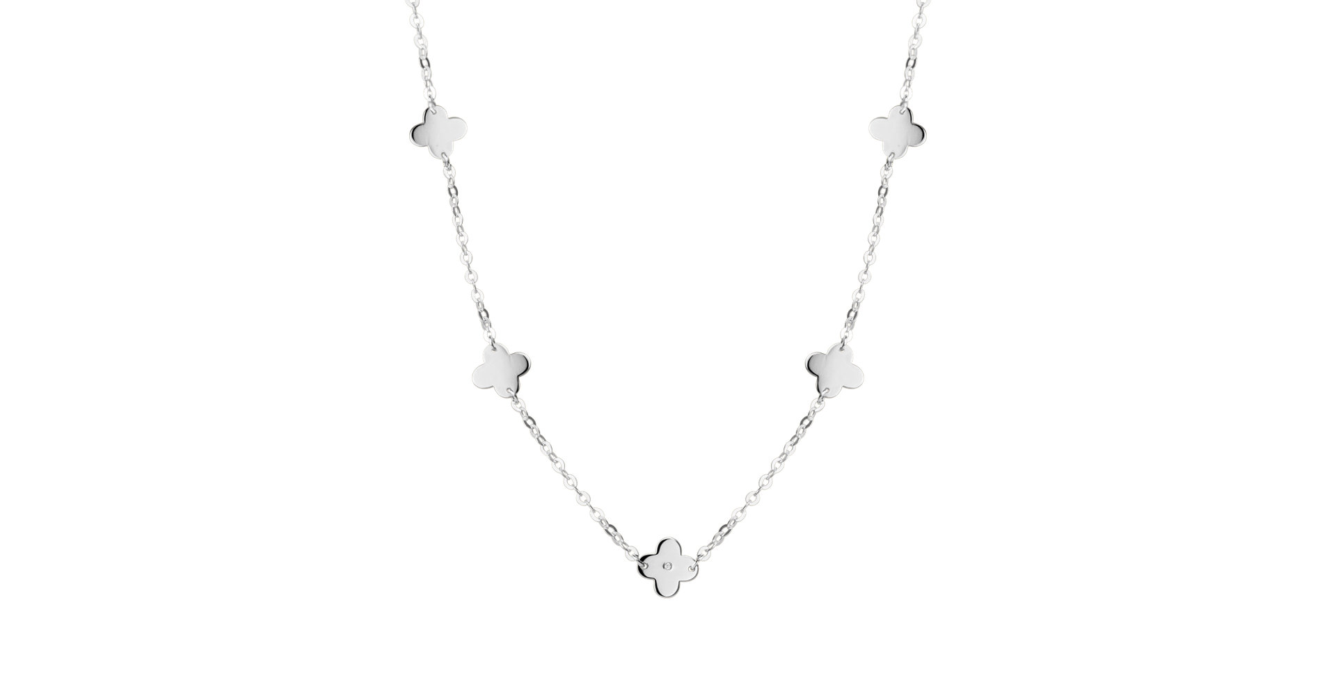 Náhrdelník s diamantom Aurelia Charm