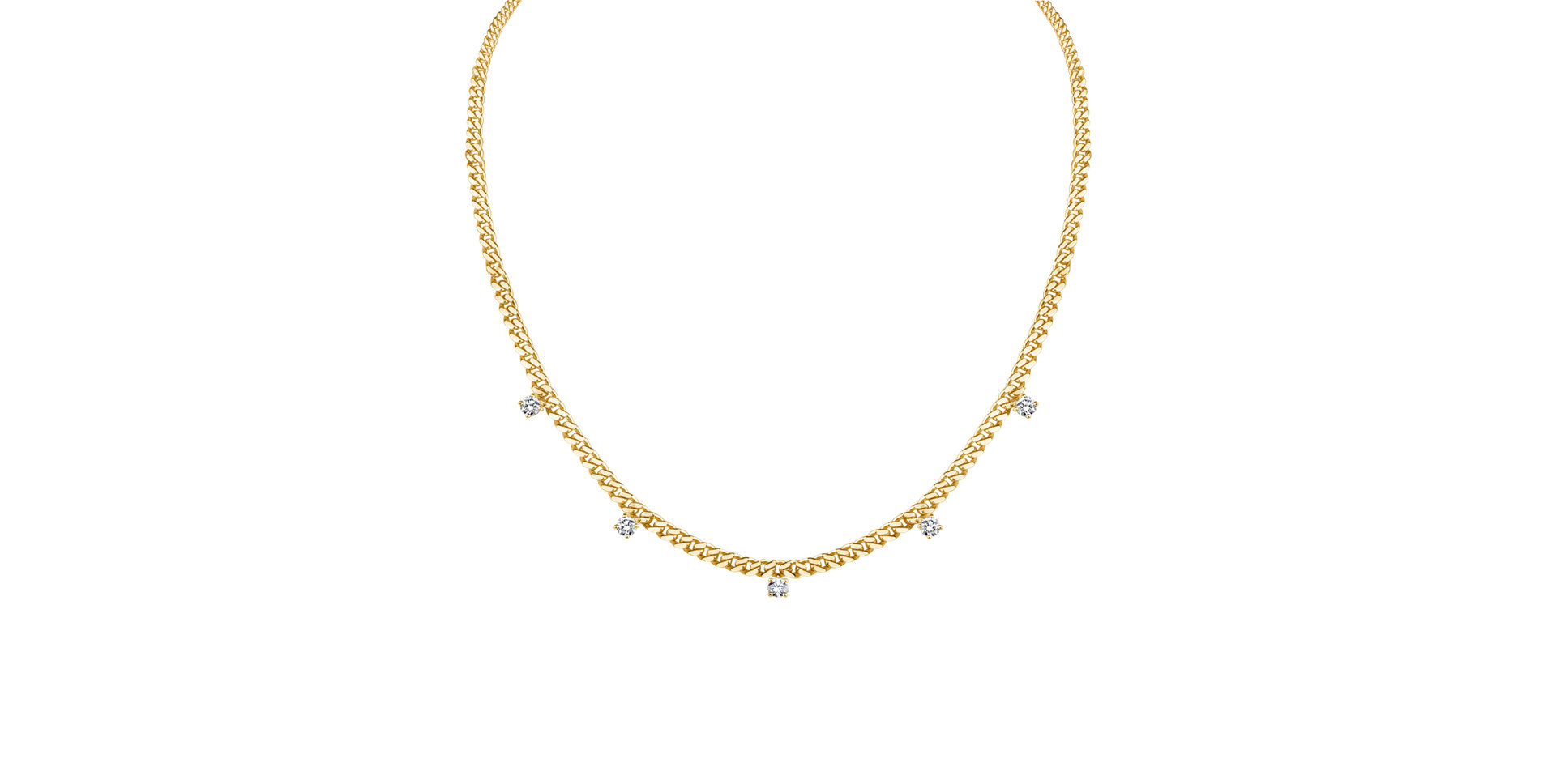 Náhrdelník s diamantmi Weight of Wealth