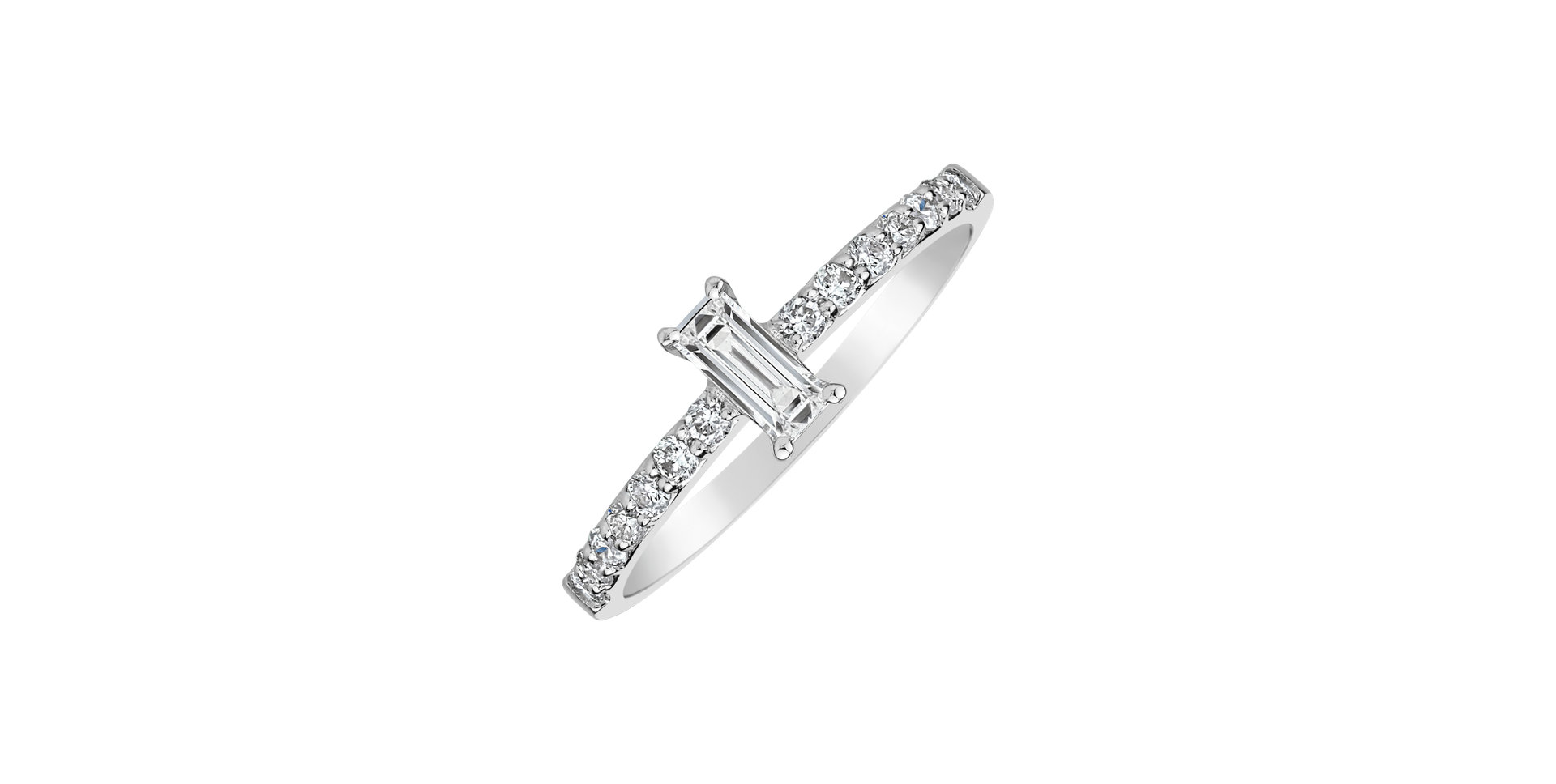 Prsteň s diamantmi Radiant Promise