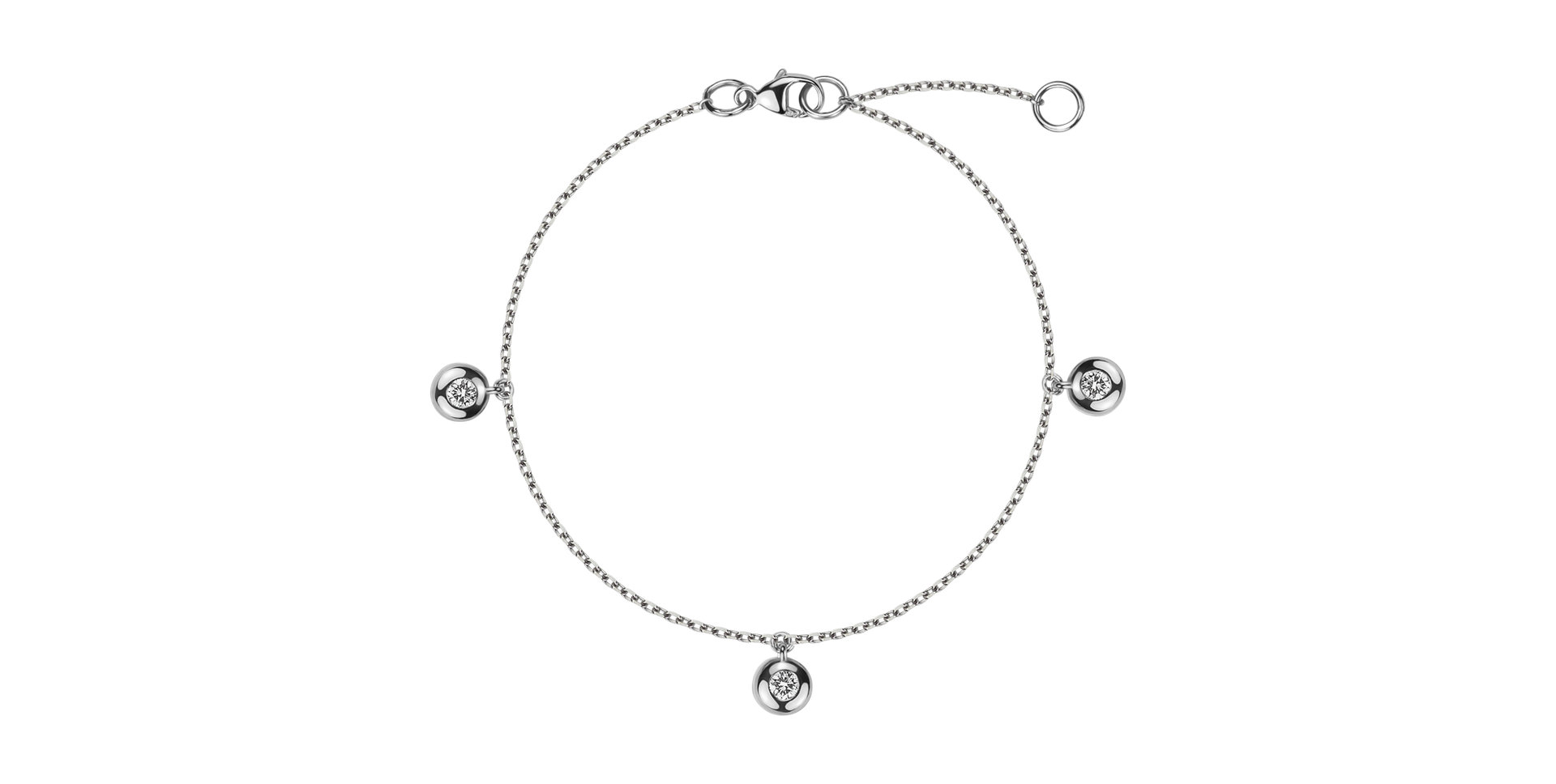 Náramok s diamantmi Pop of Dots