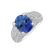 Prsteň s tanzanitom a diamantmi Glamorous Ladyship5