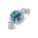 Prsteň s turmalínom a diamantmi Nicolina4