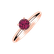 Prsteň s rhodolitom Sweet Love3
