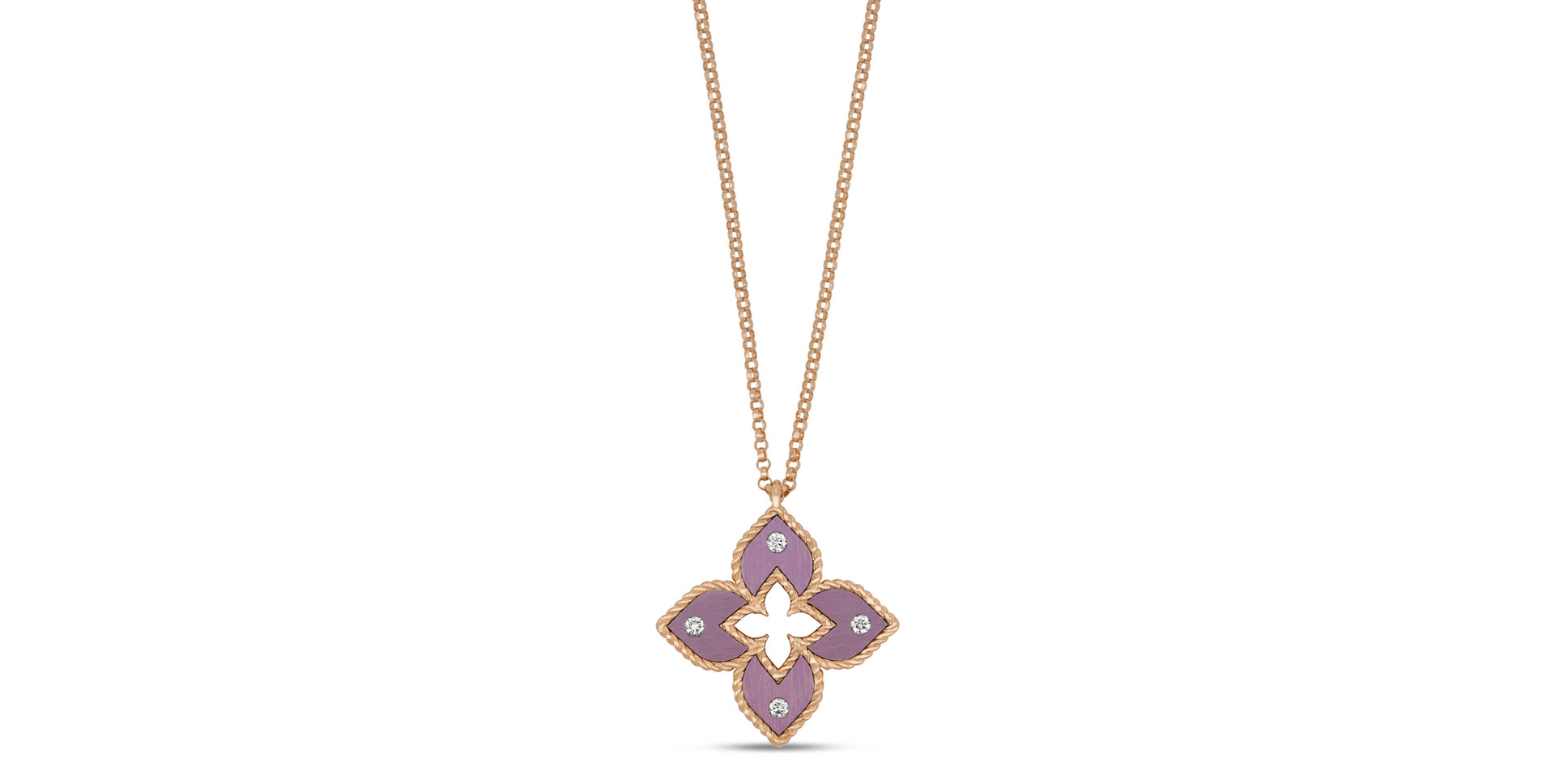 Náhrdelník s diamantmi a titánom Venetian Princess