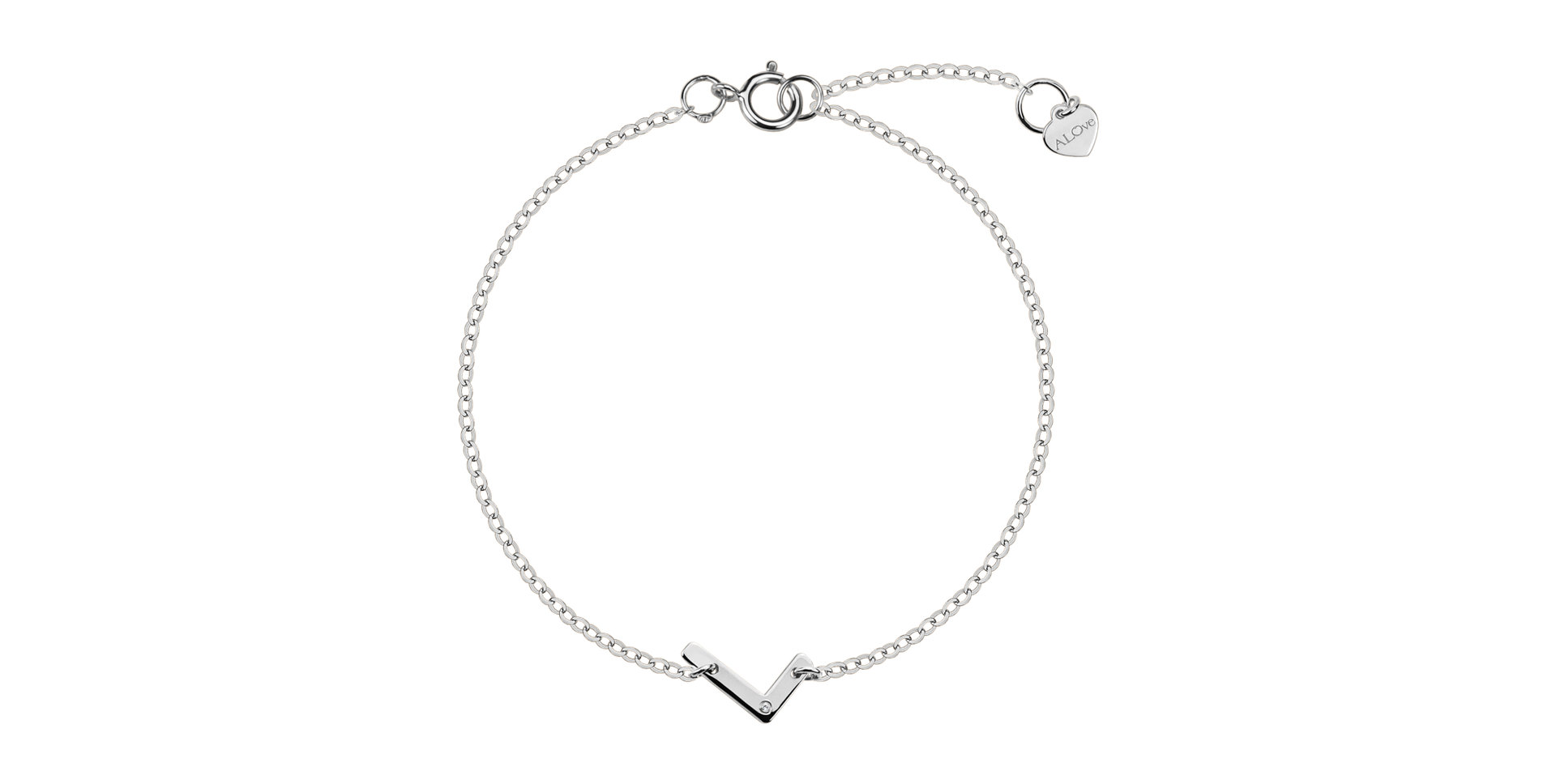 Náramok s diamantom Big Line