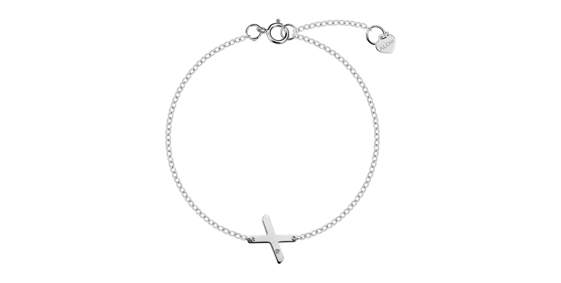 Náramok s diamantom Big Line