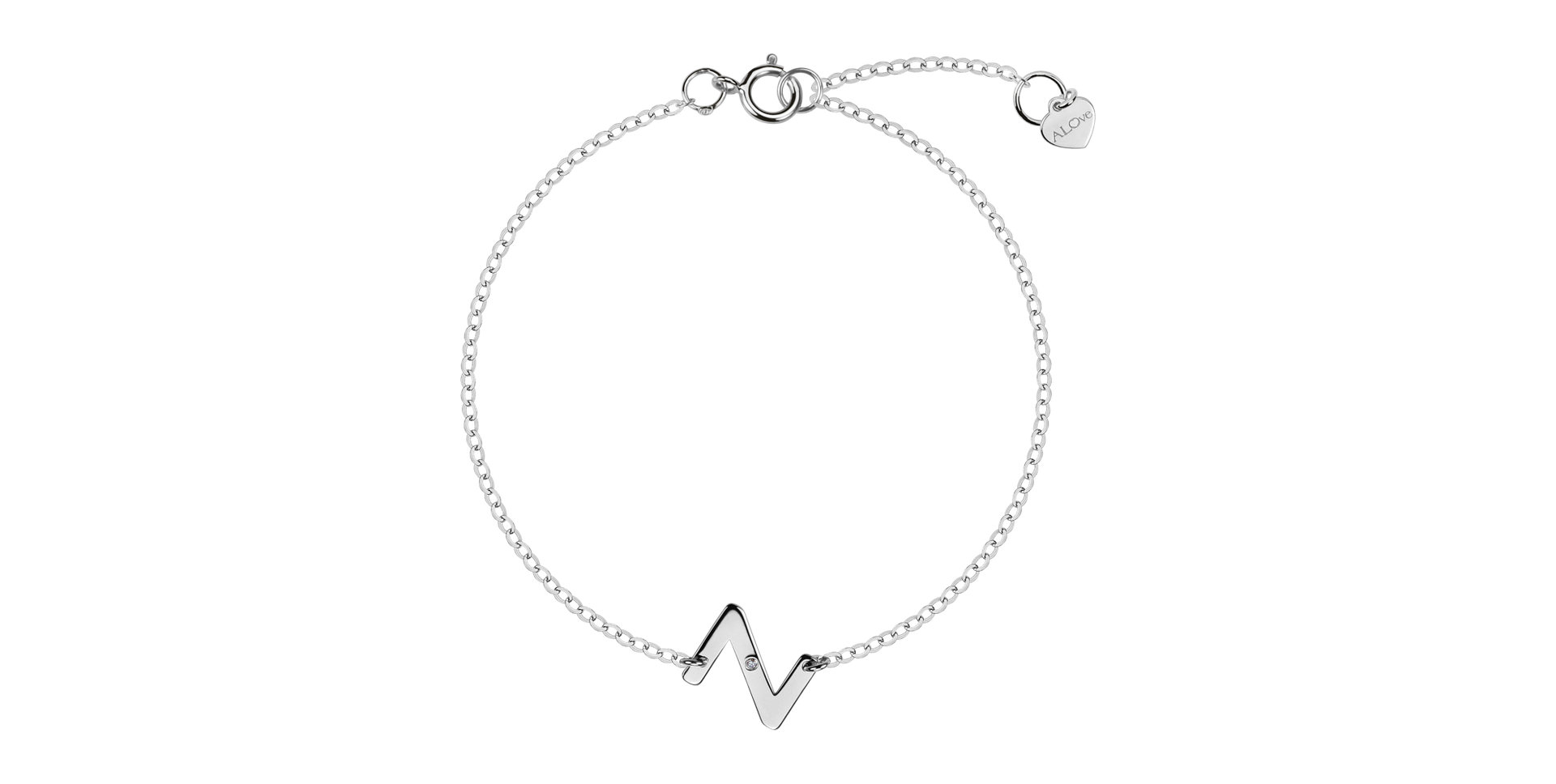 Náramok s diamantom Big Line