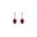 Náušnice s diamantmi a rubínom Princess Sparkle4