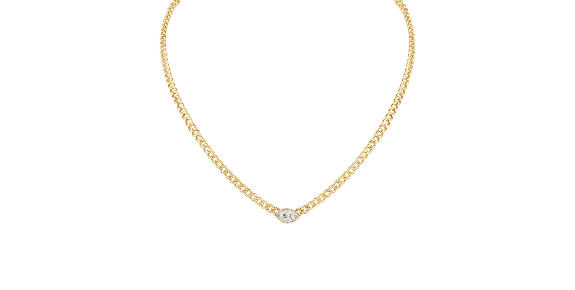 Náhrdelník s diamantmi Carissa