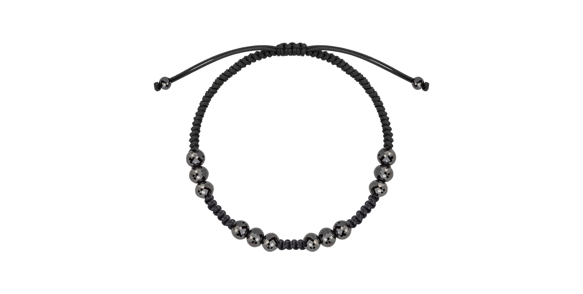 Náramok s čiernymi diamantmi Noir Brilliance