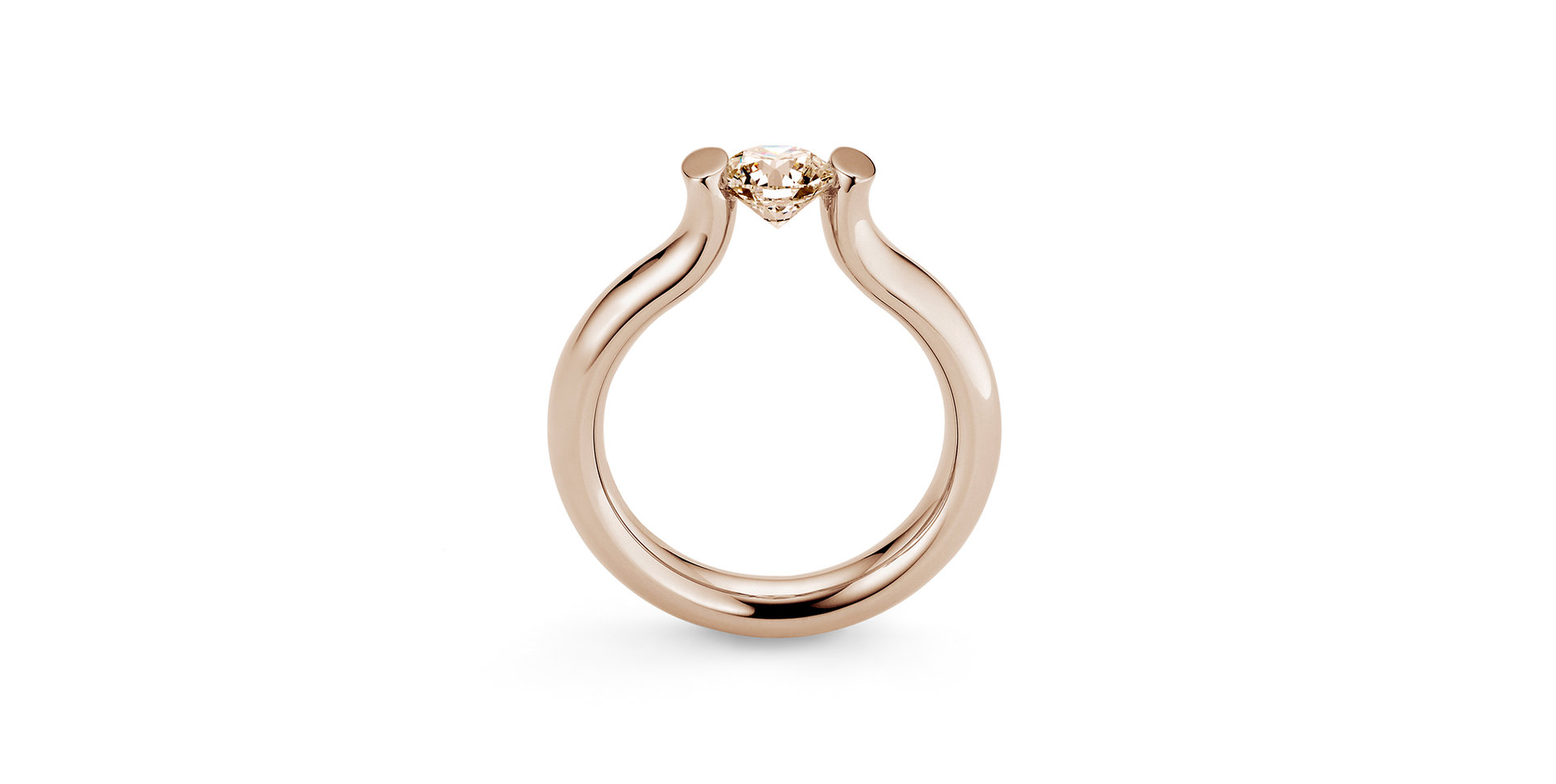 Prsteň s diamantom Spannring Heaven