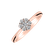 Prsteň s diamantmi Shiny Flower3