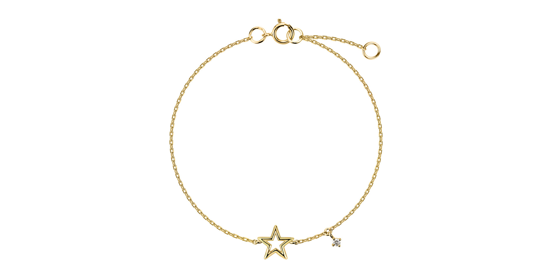 Náramok s diamantom Starlight