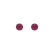 Náušnice s rhodolitom Orbs5