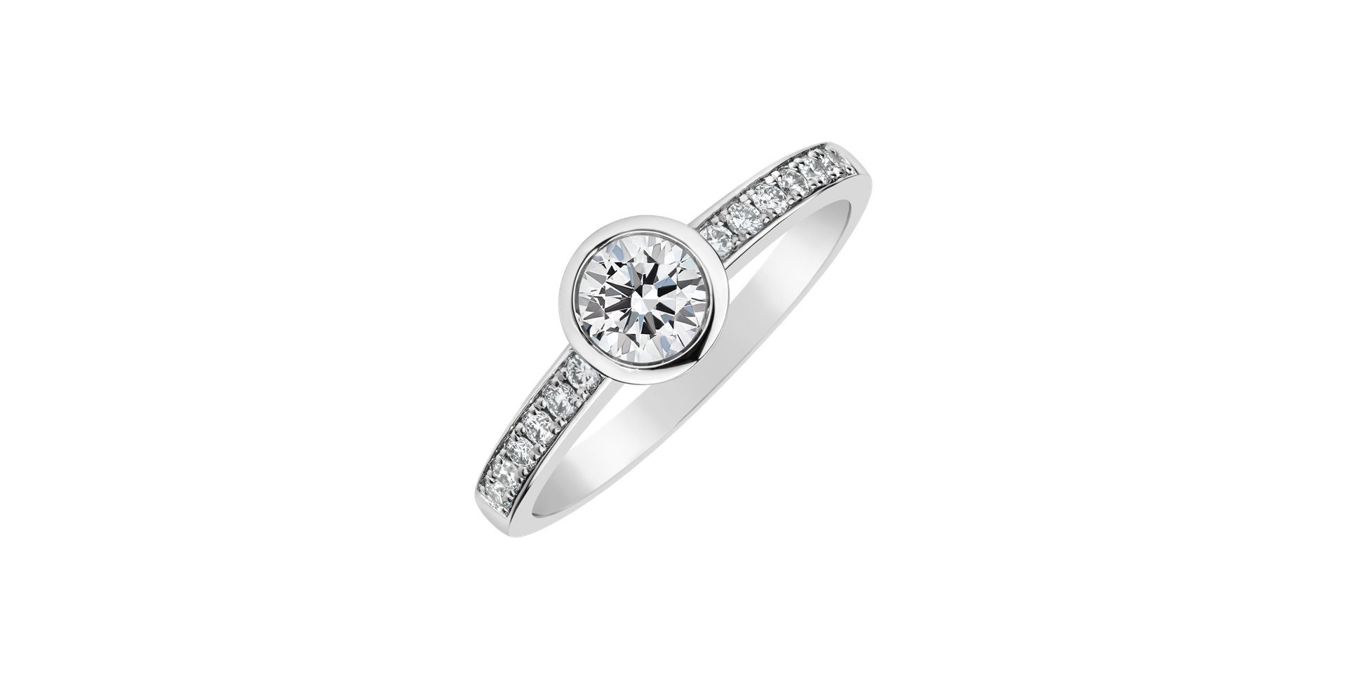 Prsteň s diamantmi Love Forever