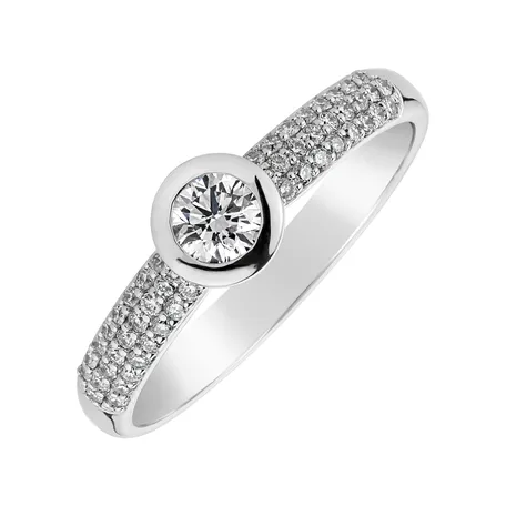 Prsteň s diamantmi Moon Highness