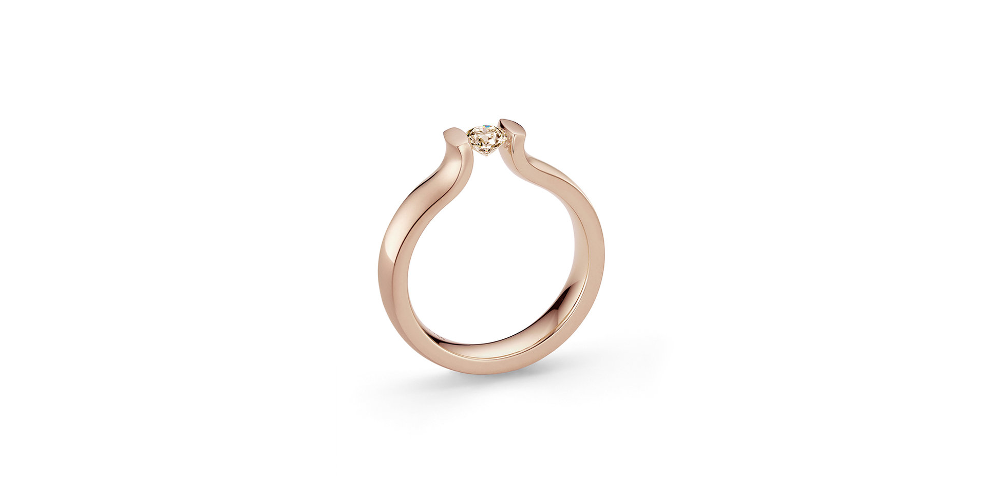 Prsteň s diamantom Spannring Lucia