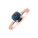 Prsteň s diamantmi a topásom Carelia4