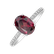 Prsteň s diamantmi a rhodolitom Touch of Spark4