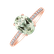 Prsteň s diamantmi a ametystom Touch of Spark4