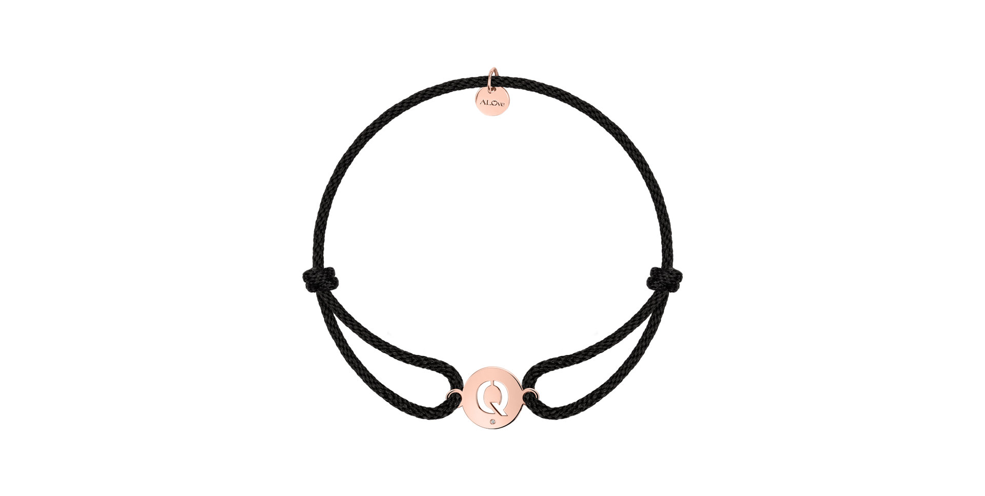 Náramok s diamantom Cut Coin Q