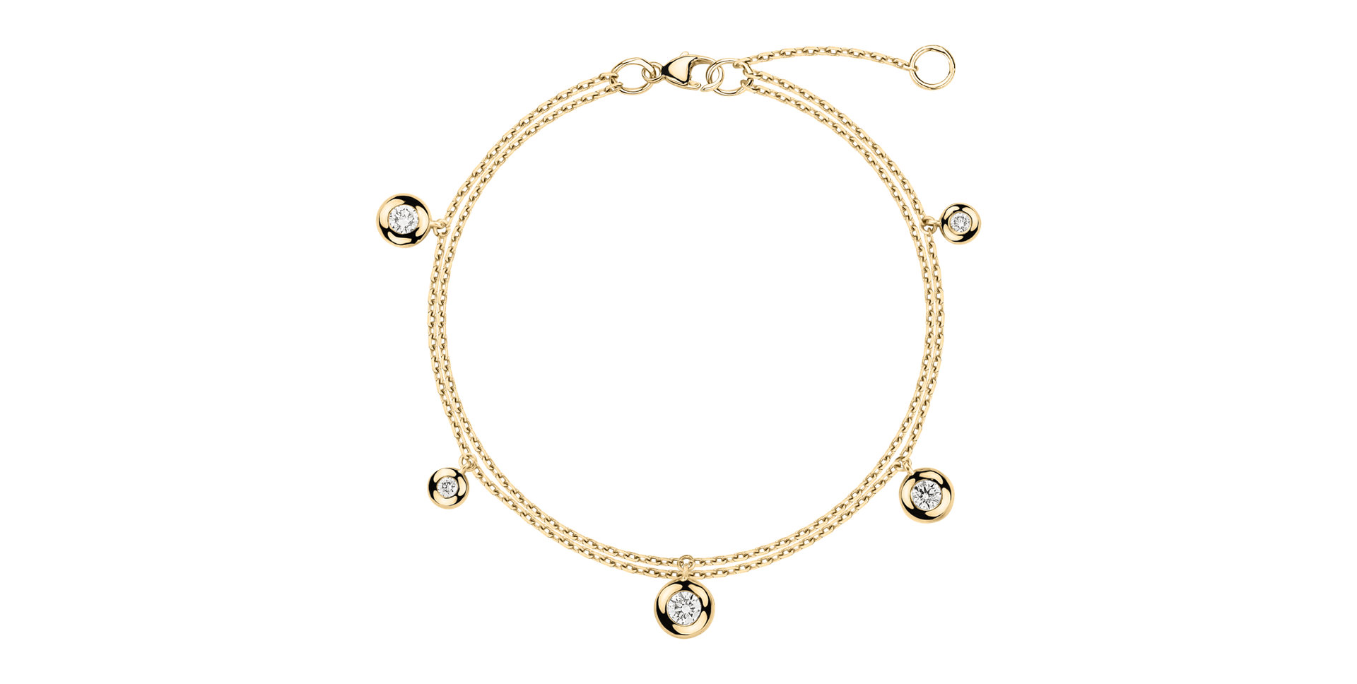 Náramok s diamantmi Delouise