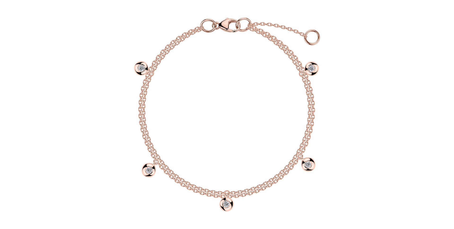 Náramok s diamantmi Adorable Dots