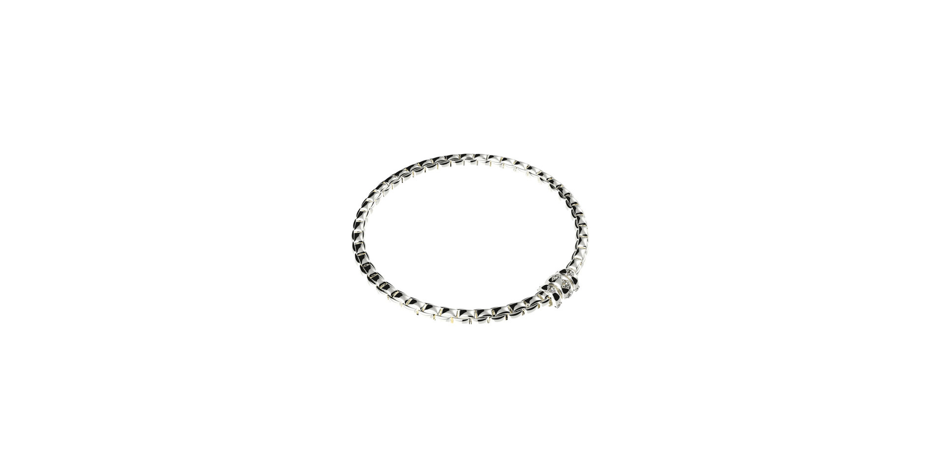 Náramok s diamantmi Flex'it M