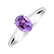 Prsteň s ametystom Mystic Light4