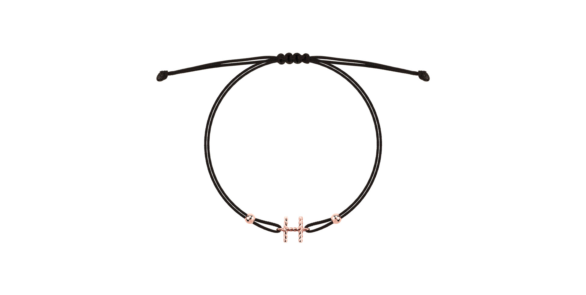 Náramok Spiral Alphabeth H