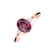Prsteň s diamantmi a rhodolitom Fiona4